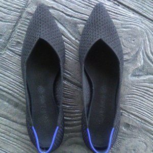 Rothy's Black Honeycomb Points - Sz. 12.5